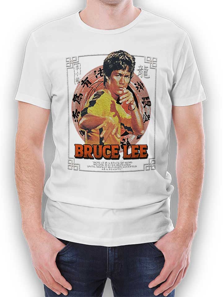 Bruce Lee T-Shirt weiss L