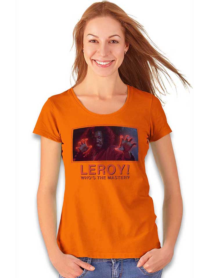 bruce-leroy-damen-t-shirt orange 2