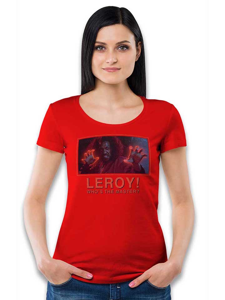 bruce-leroy-damen-t-shirt rot 2
