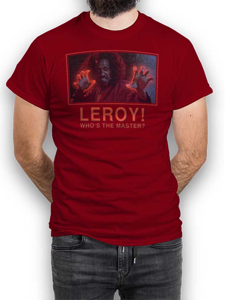 bruce-leroy-t-shirt bordeaux 1
