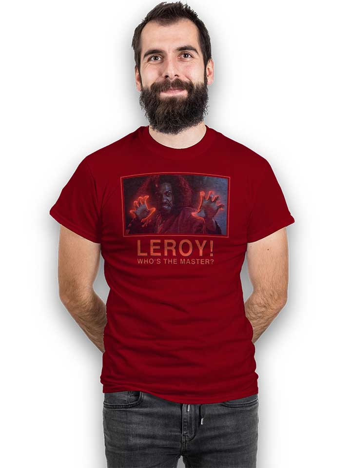 bruce-leroy-t-shirt bordeaux 2