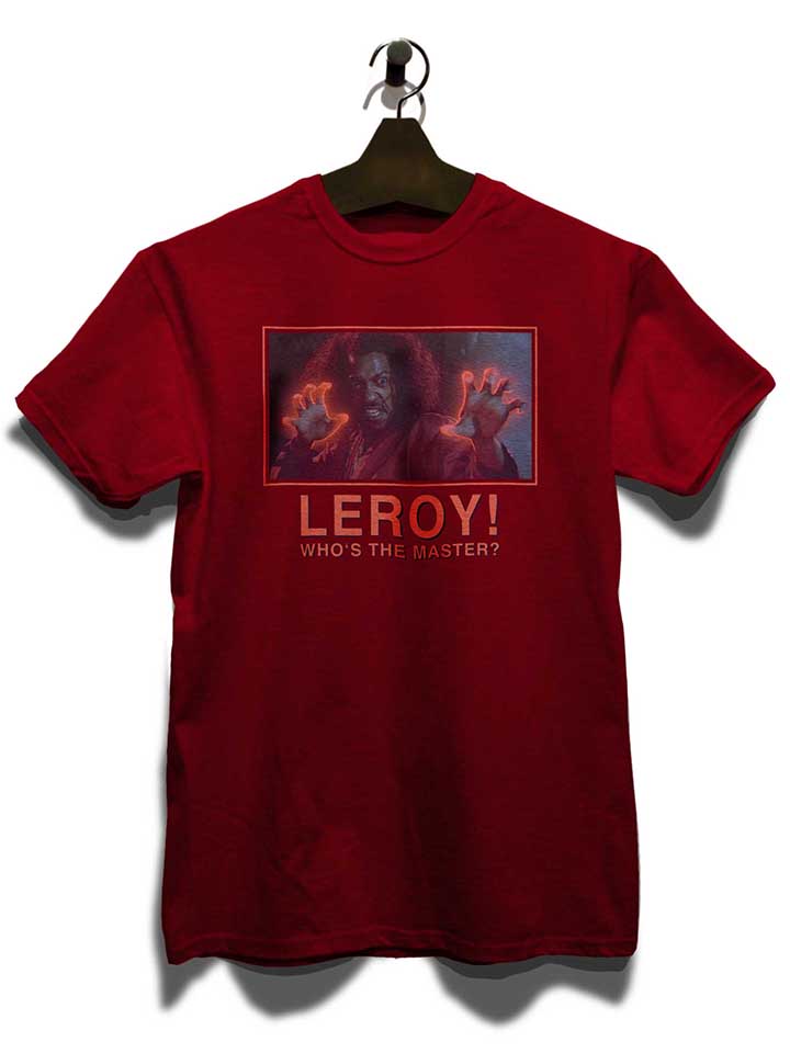 bruce-leroy-t-shirt bordeaux 3