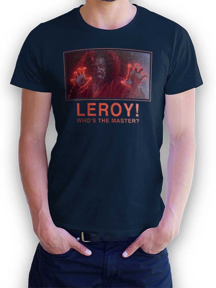 bruce-leroy-t-shirt dunkelblau 1
