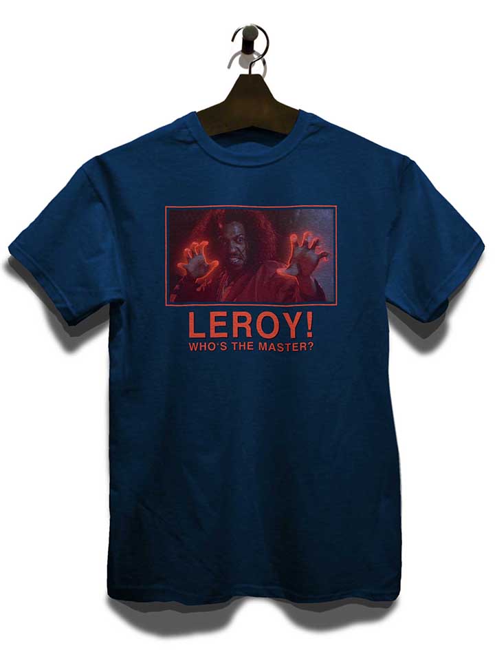 bruce-leroy-t-shirt dunkelblau 3