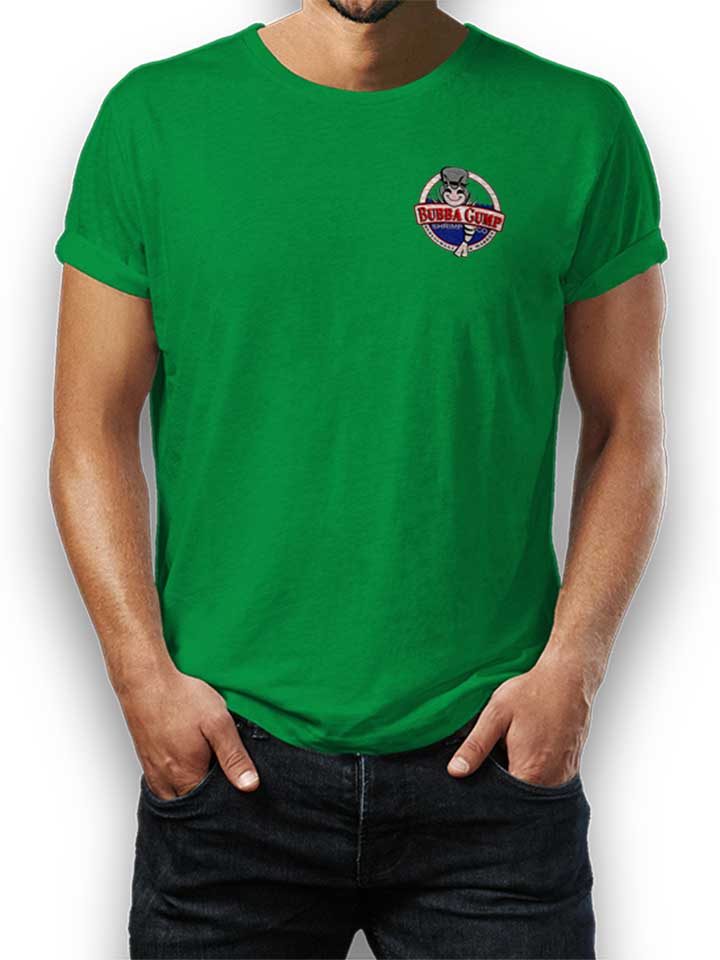 Bubba Gump Shrimp Company Chest Print T-Shirt verde L