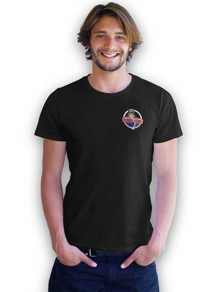 bubba-gump-shrimp-company-chest-print-t-shirt schwarz 2
