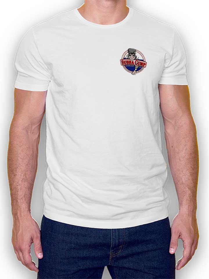 Bubba Gump Shrimp Company Chest Print T-Shirt weiss L