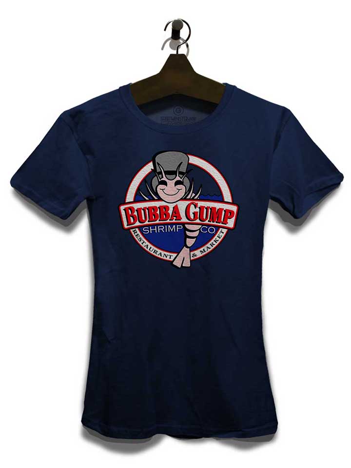 bubba-gump-shrimp-company-damen-t-shirt dunkelblau 3
