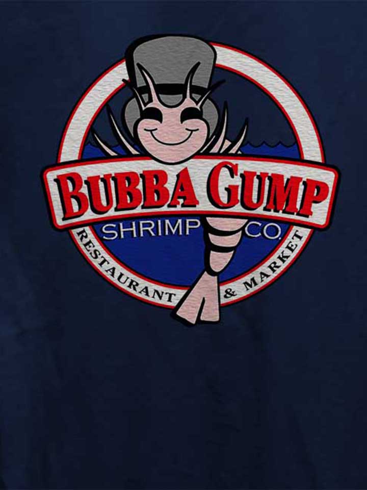 bubba-gump-shrimp-company-damen-t-shirt dunkelblau 4