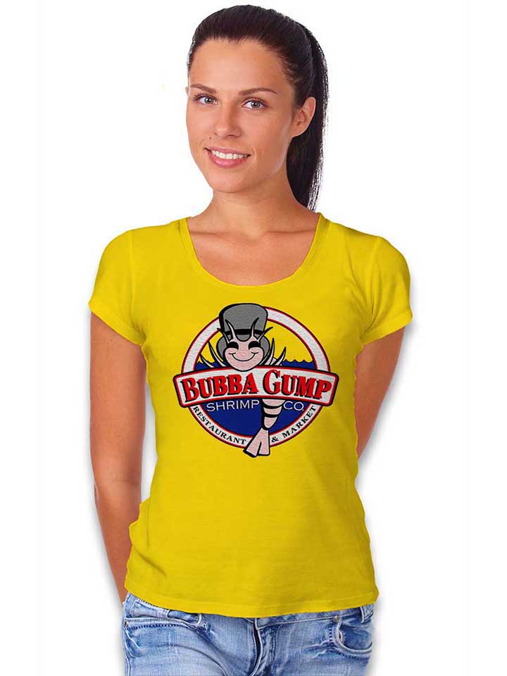 bubba-gump-shrimp-company-damen-t-shirt gelb 2