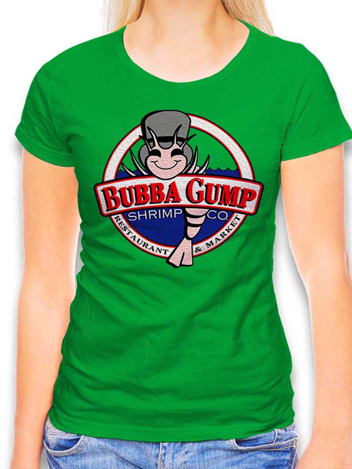 bubba-gump-shrimp-company-damen-t-shirt gruen 1