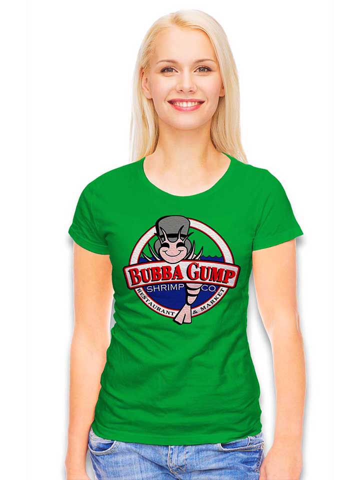 bubba-gump-shrimp-company-damen-t-shirt gruen 2