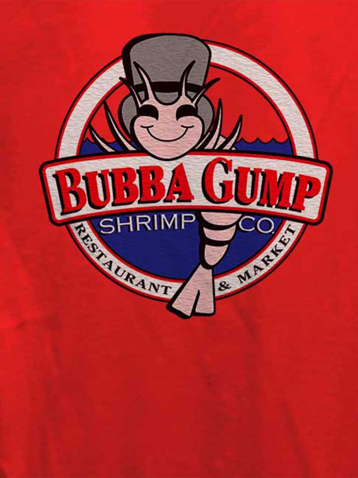 bubba-gump-shrimp-company-damen-t-shirt rot 4