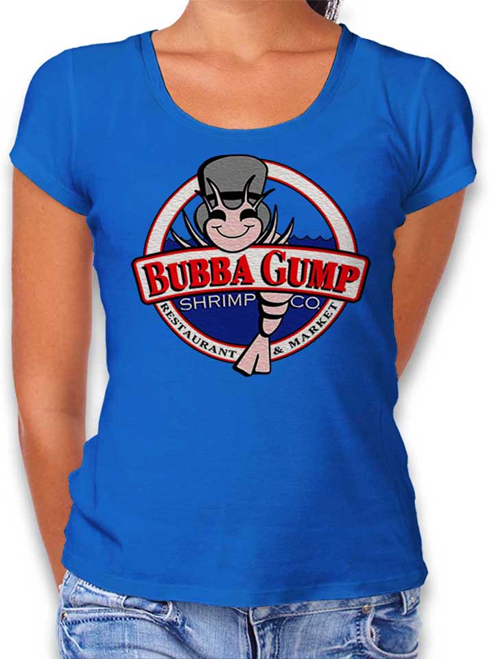 Bubba Gump Shrimp Company Womens T-Shirt royal-blue L