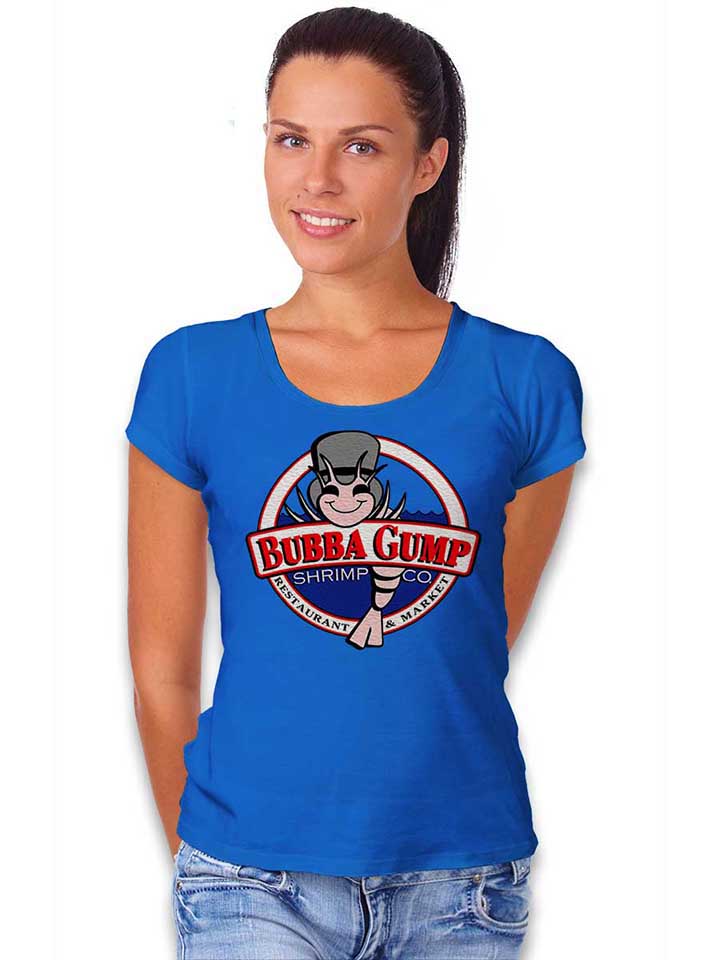 bubba-gump-shrimp-company-damen-t-shirt royal 2