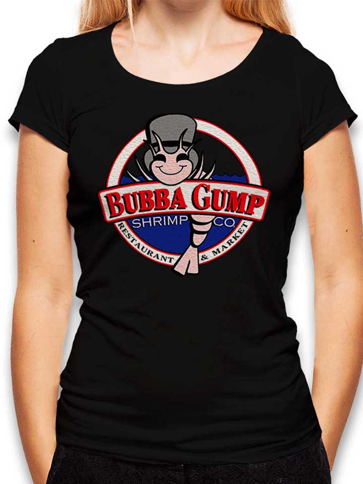 bubba-gump-shrimp-company-damen-t-shirt schwarz 1