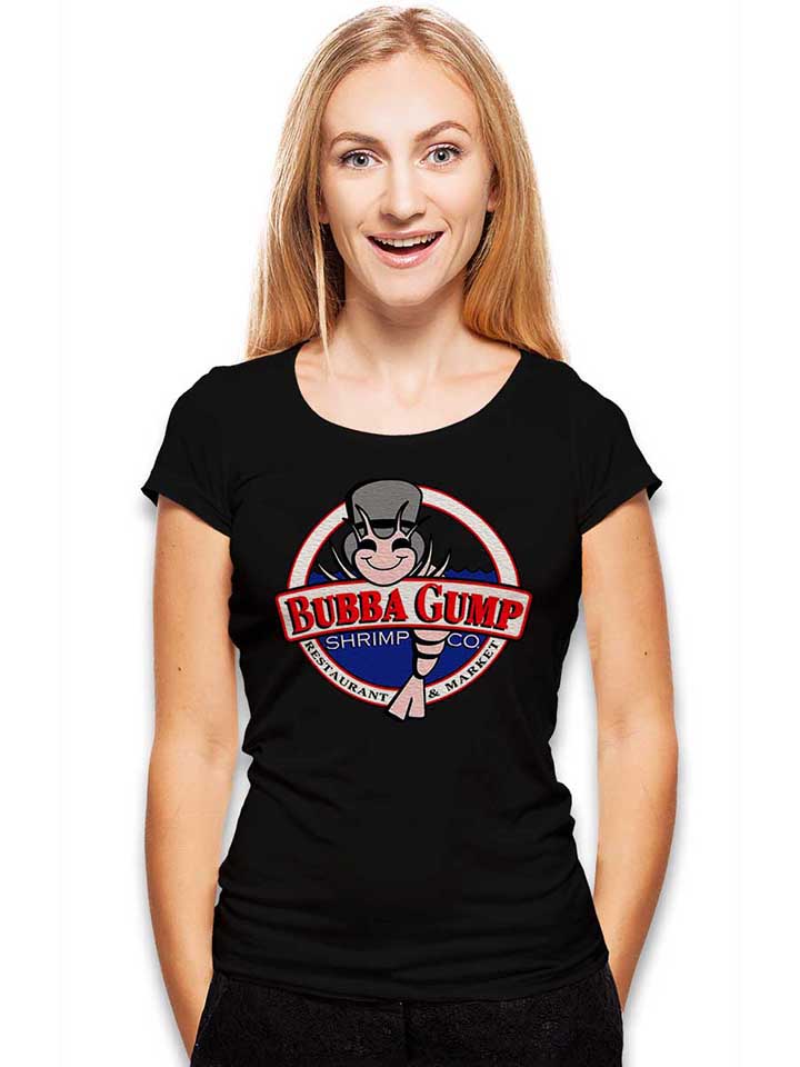 bubba-gump-shrimp-company-damen-t-shirt schwarz 2