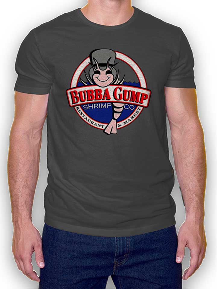 Bubba Gump Shrimp Company T-Shirt dunkelgrau L