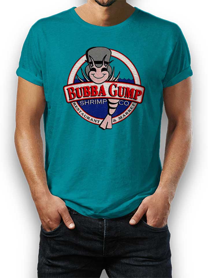Bubba Gump Shrimp Company T-Shirt turchese L
