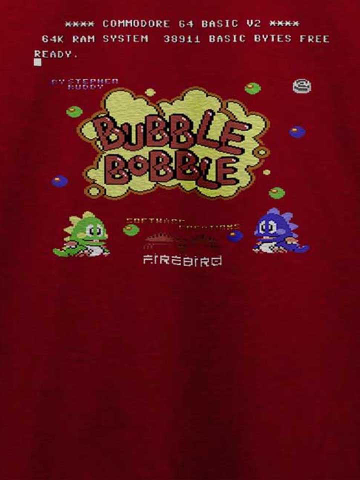 bubble-bobble-t-shirt bordeaux 4