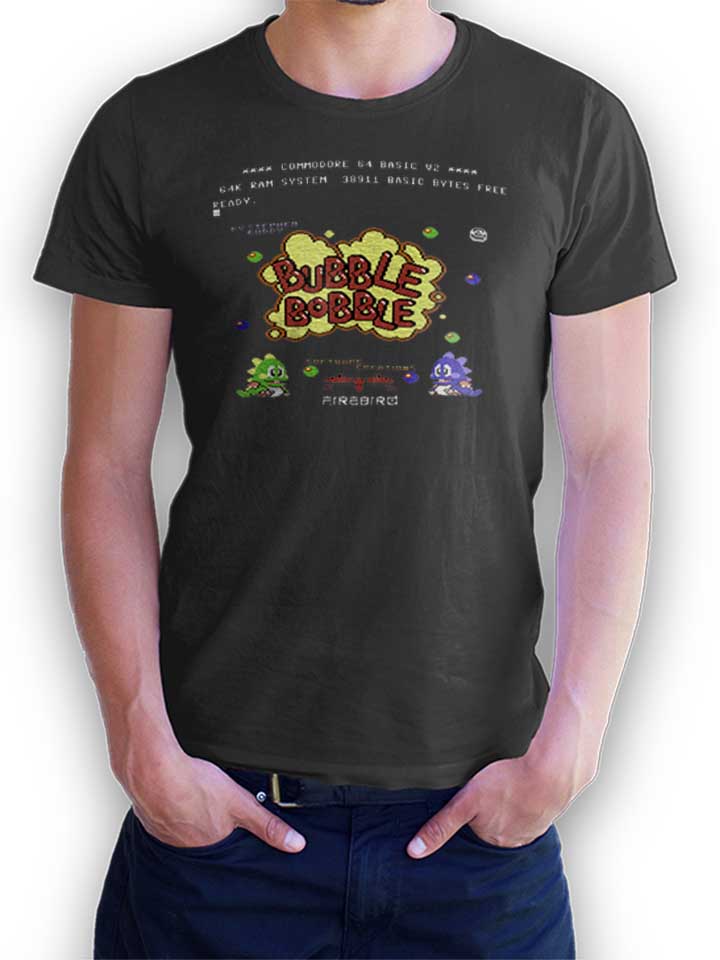 bubble-bobble-t-shirt dunkelgrau 1