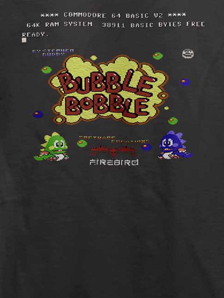 bubble-bobble-t-shirt dunkelgrau 4
