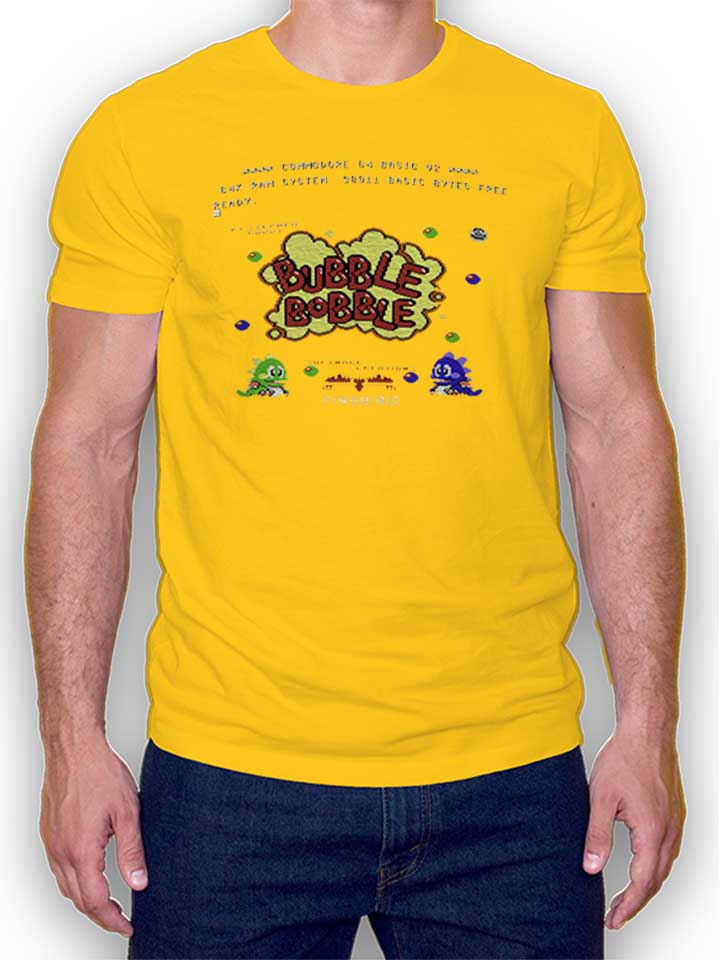 Bubble Bobble T-Shirt gelb L