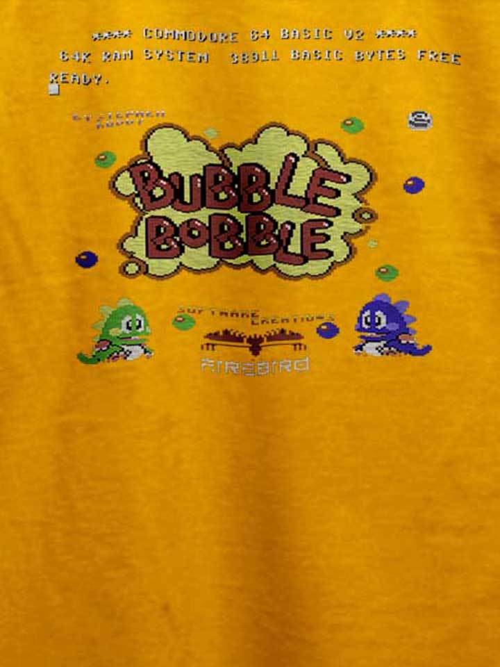 bubble-bobble-t-shirt gelb 4
