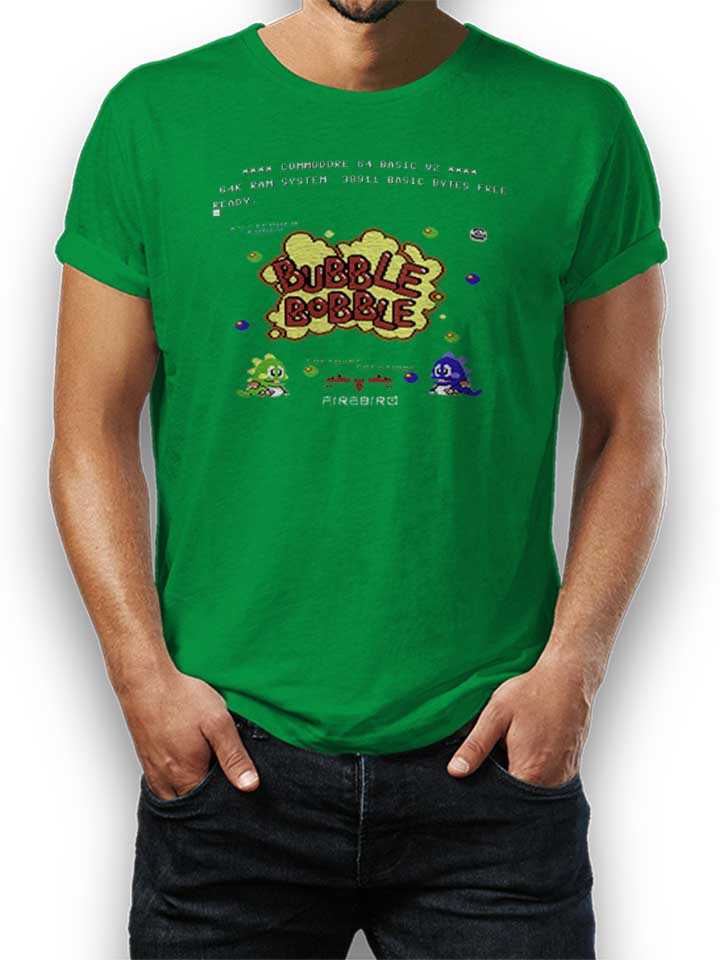 Bubble Bobble T-Shirt verde L
