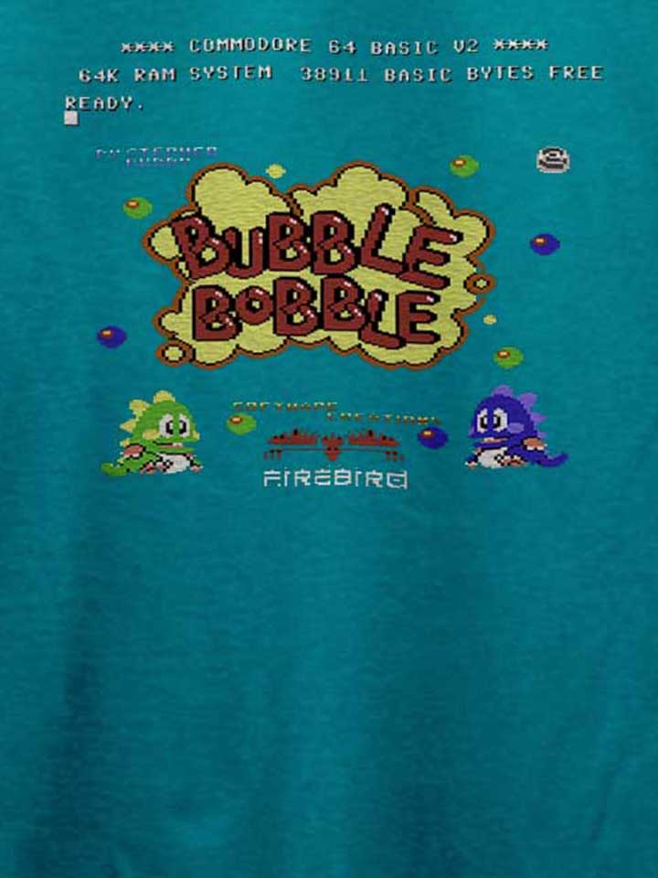 bubble-bobble-t-shirt tuerkis 4