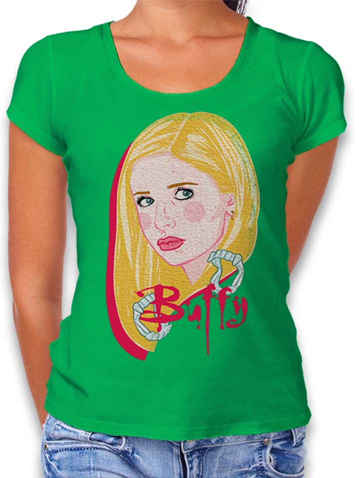 Buffy Damen T-Shirt gruen L