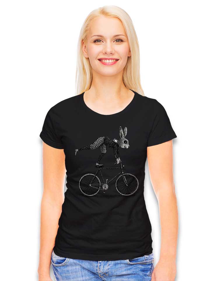 bunny-bike-damen-t-shirt schwarz 2