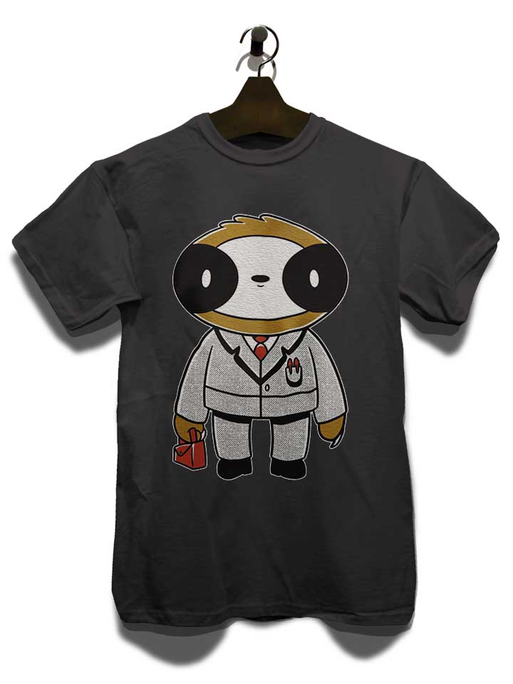 business-sloth-t-shirt dunkelgrau 3