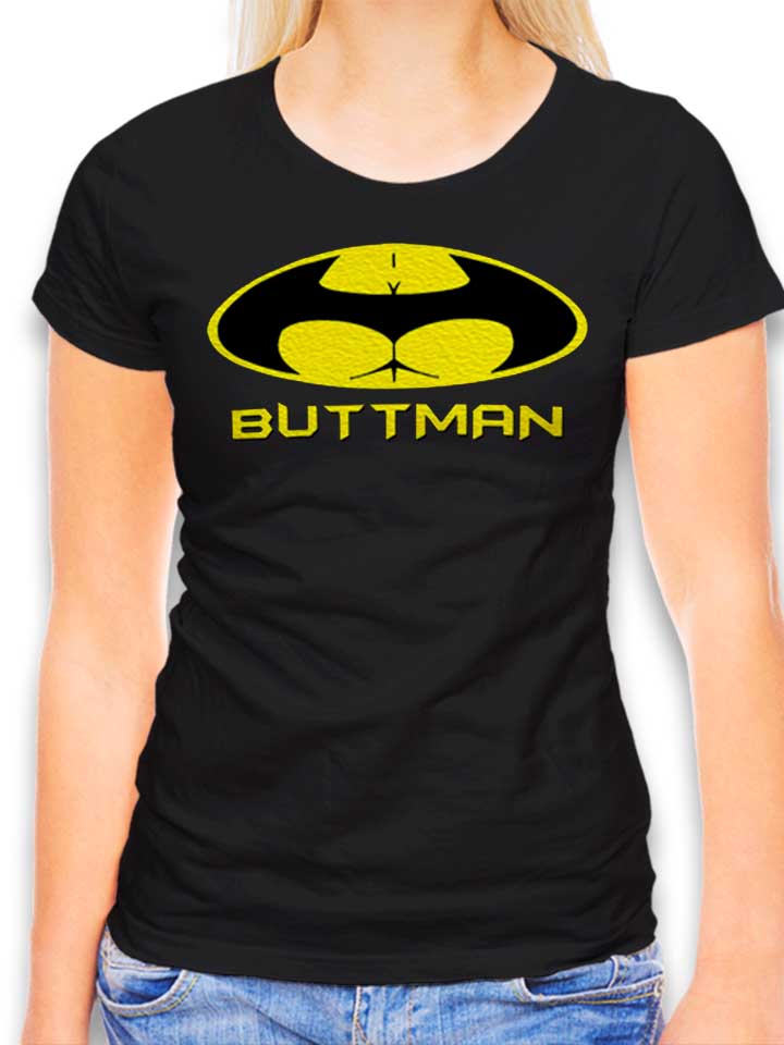 buttman-damen-t-shirt schwarz 1