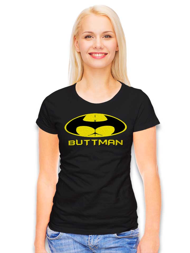 buttman-damen-t-shirt schwarz 2