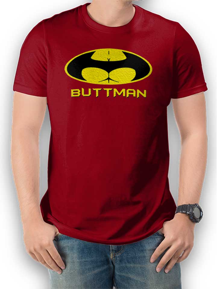 buttman-t-shirt bordeaux 1