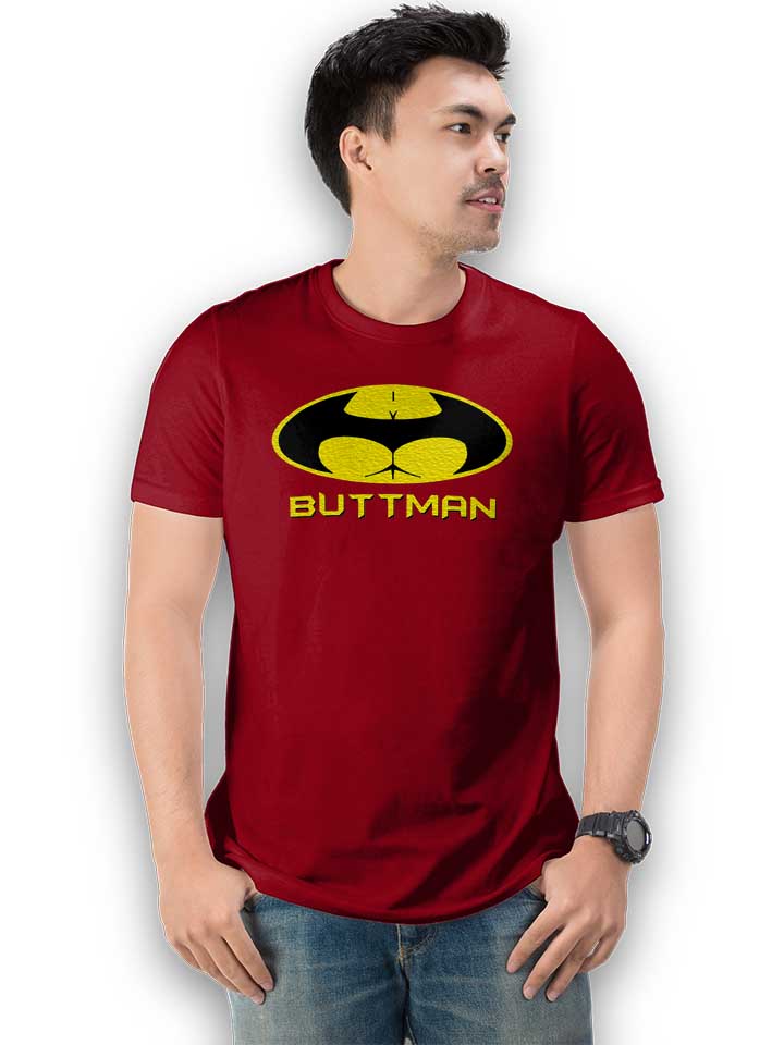 buttman-t-shirt bordeaux 2