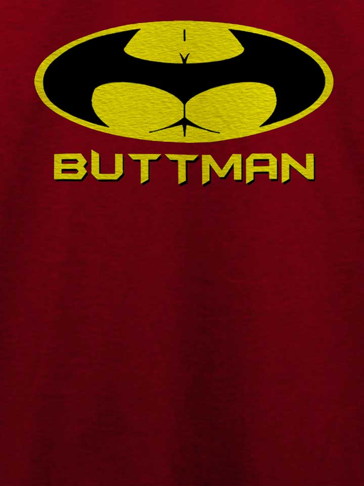 buttman-t-shirt bordeaux 4