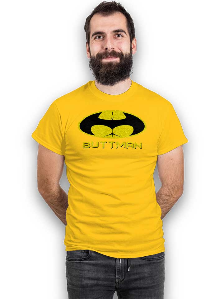 buttman-t-shirt gelb 2
