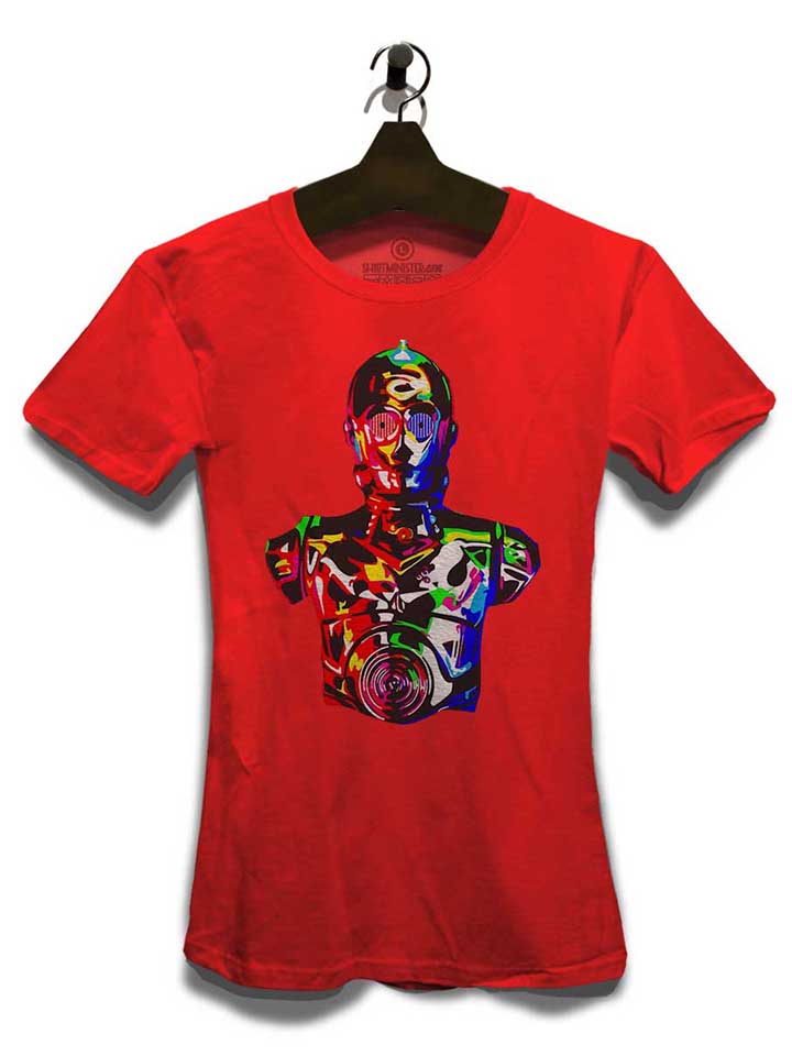 c3po-neon-damen-t-shirt rot 3