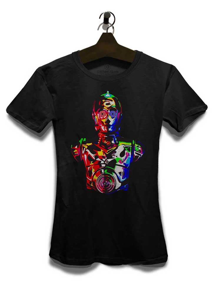 c3po-neon-damen-t-shirt schwarz 3