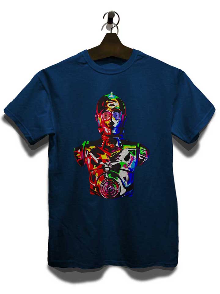 c3po-neon-t-shirt dunkelblau 3