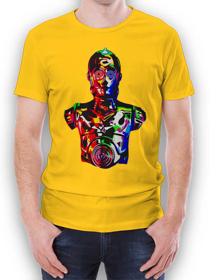 c3po-neon-t-shirt gelb 1