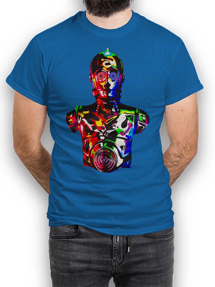 c3po-neon-t-shirt royal 1