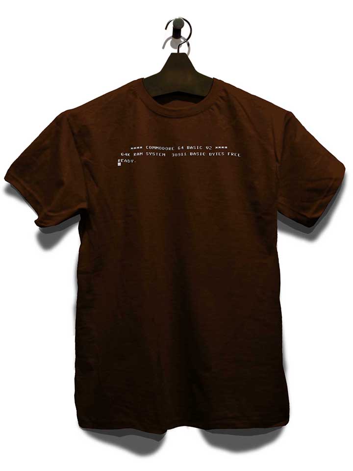 c64-start-screen-t-shirt braun 3