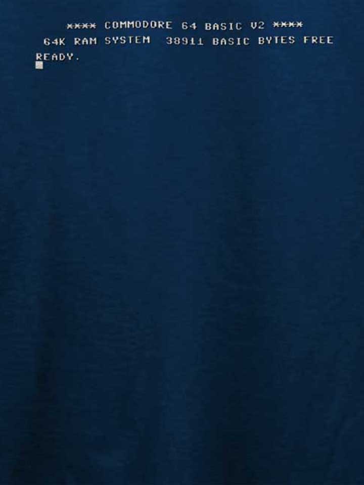 c64-start-screen-t-shirt dunkelblau 4