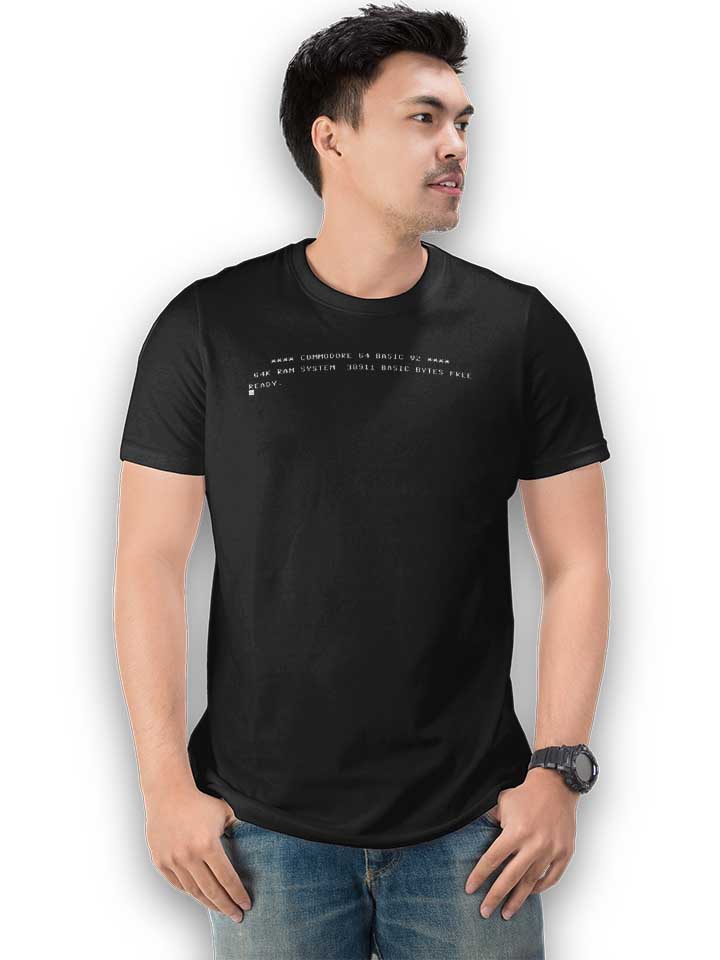c64-start-screen-t-shirt schwarz 2