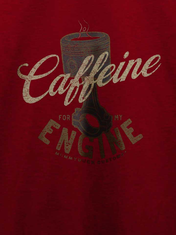 caffeine-engine-t-shirt bordeaux 4