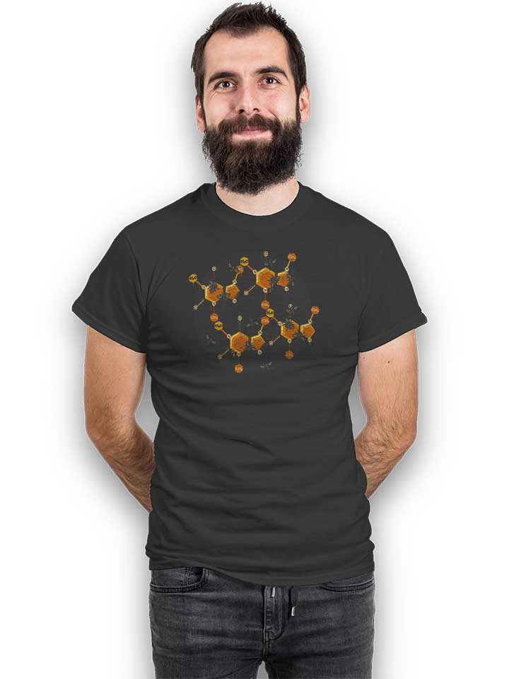 caffeine-working-bee-hive-t-shirt dunkelgrau 2