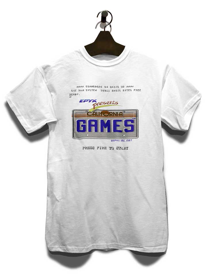 california-games-t-shirt weiss 3